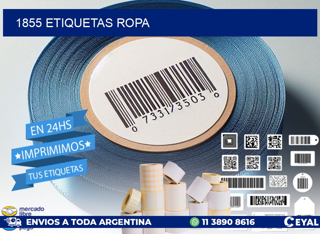 1855 ETIQUETAS ROPA