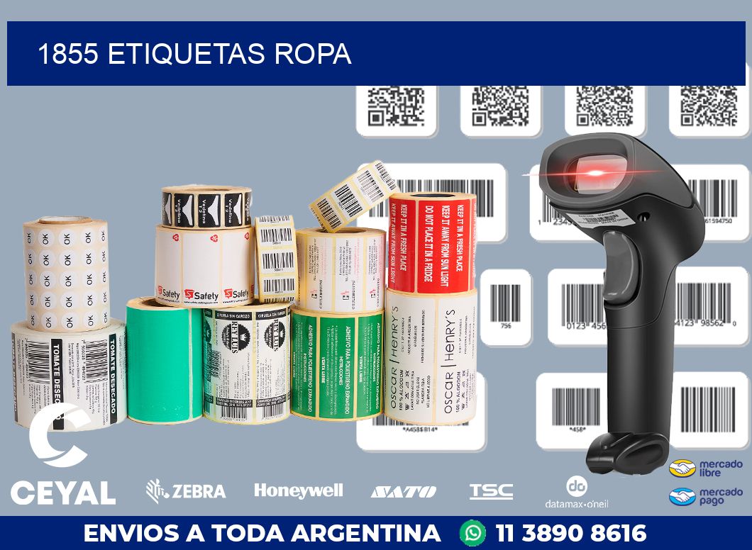 1855 ETIQUETAS ROPA