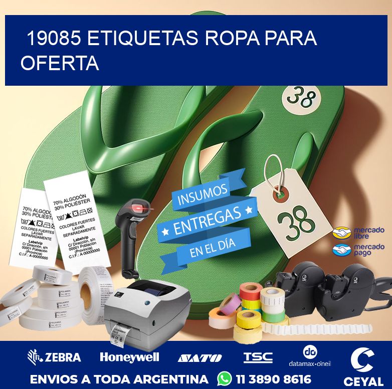 19085 ETIQUETAS ROPA PARA OFERTA