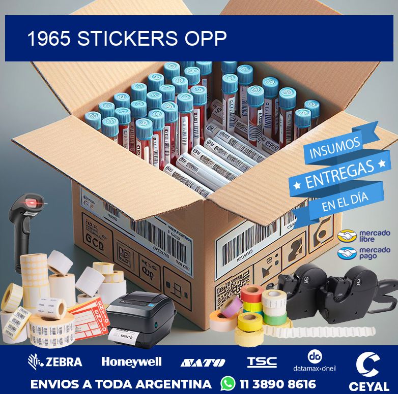 1965 STICKERS OPP