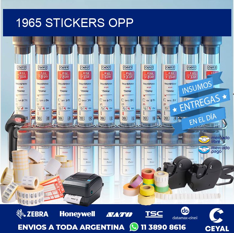 1965 STICKERS OPP