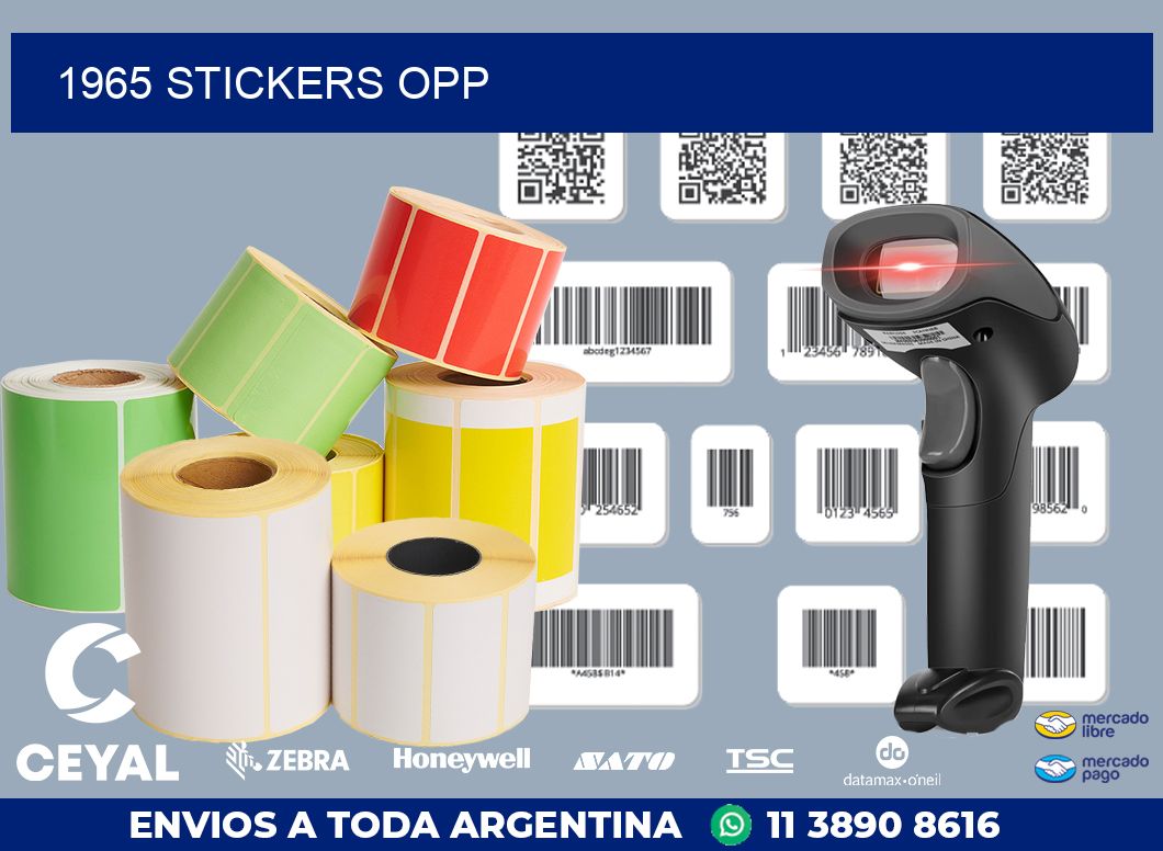 1965 STICKERS OPP