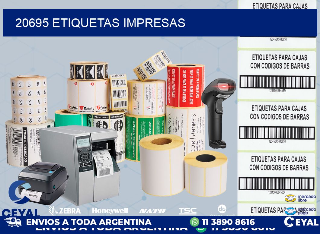 20695 ETIQUETAS IMPRESAS