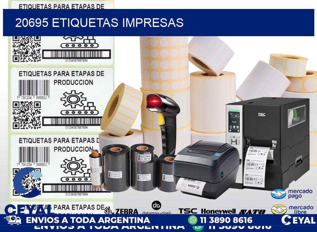 20695 ETIQUETAS IMPRESAS