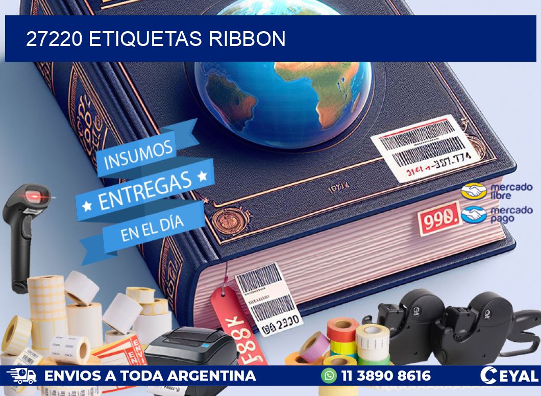 27220 ETIQUETAS RIBBON