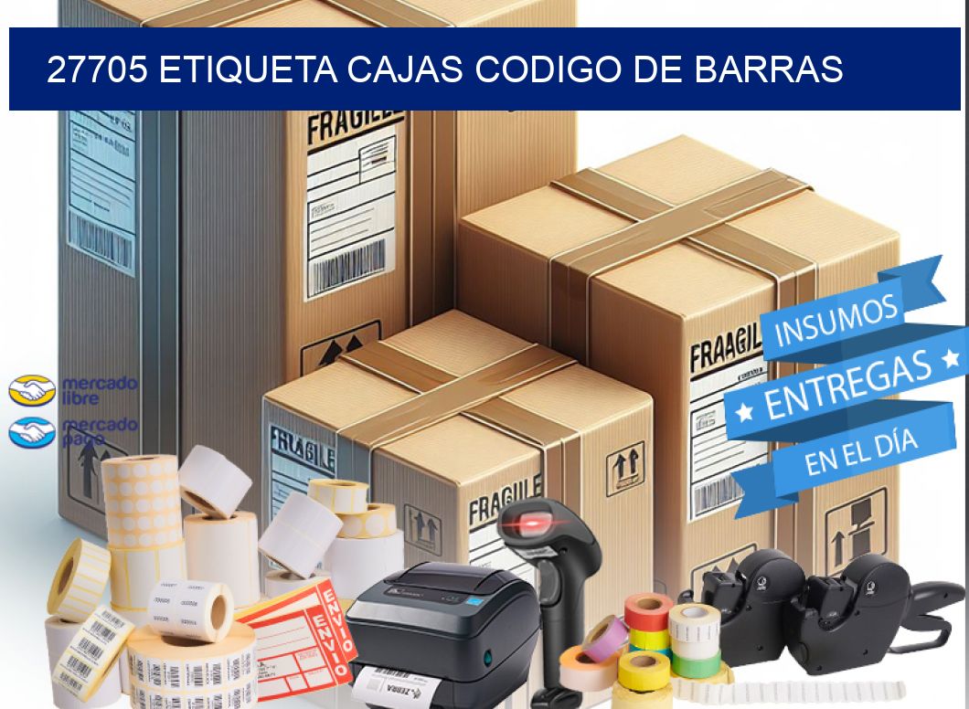 27705 etiqueta cajas codigo de barras