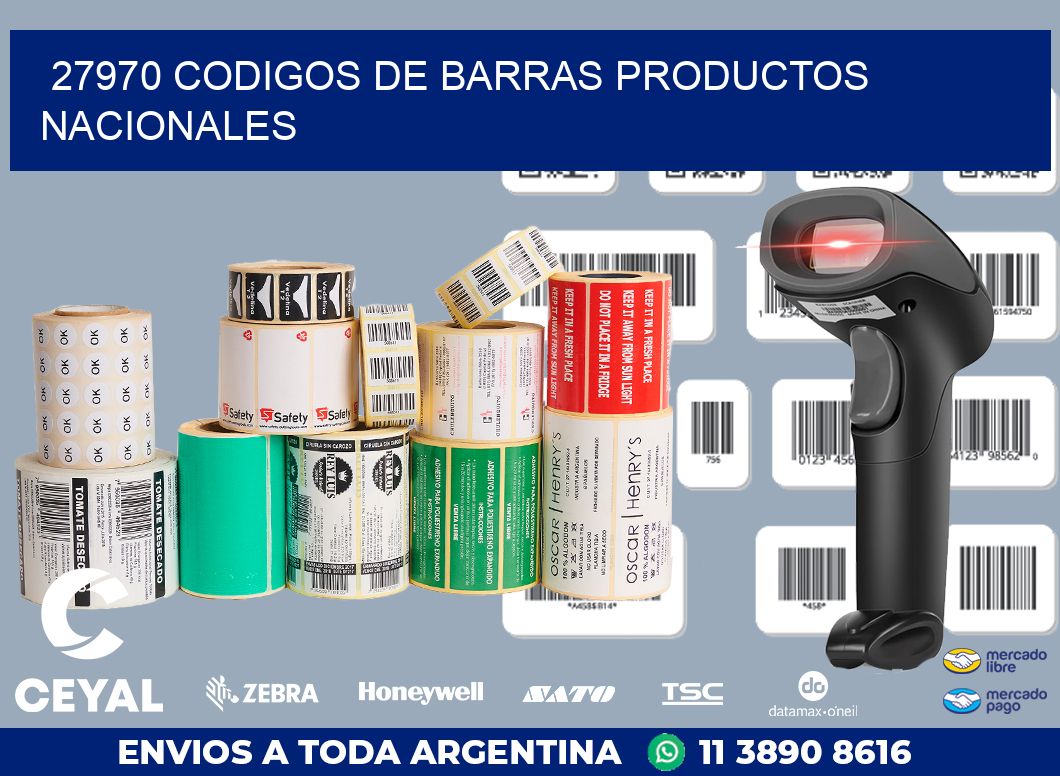 27970 codigos de barras productos nacionales