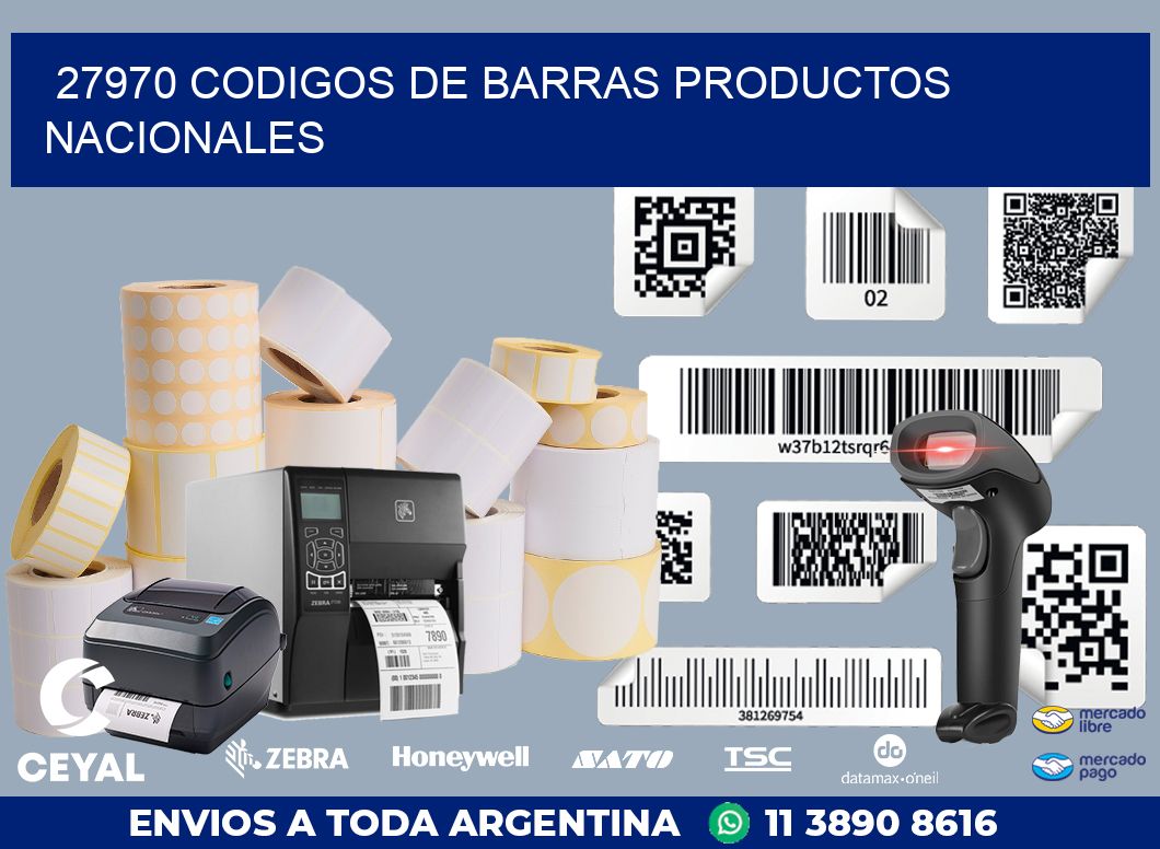 27970 codigos de barras productos nacionales