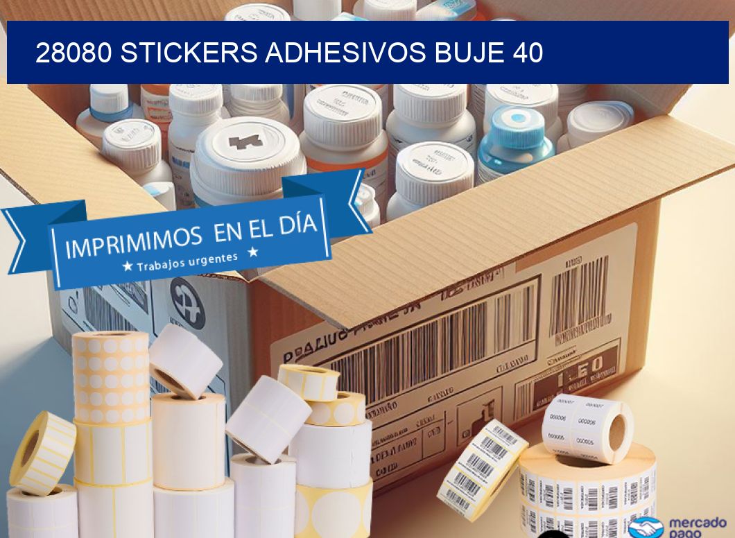 28080 STICKERS ADHESIVOS BUJE 40
