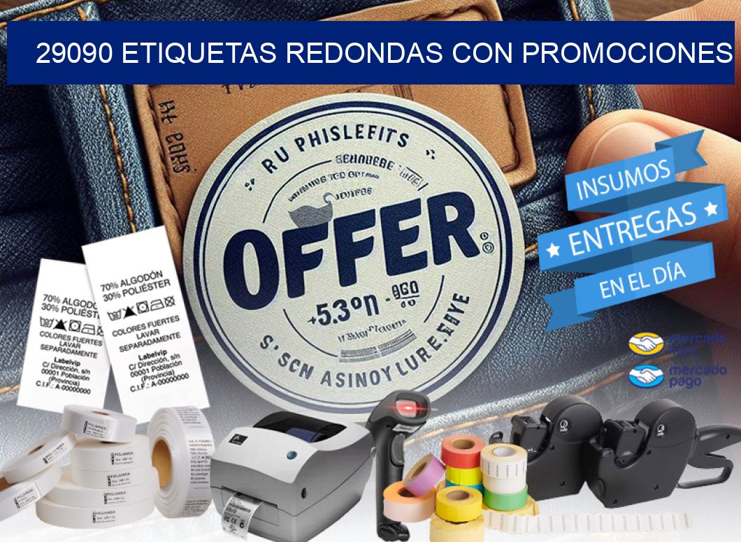 29090 ETIQUETAS REDONDAS CON PROMOCIONES