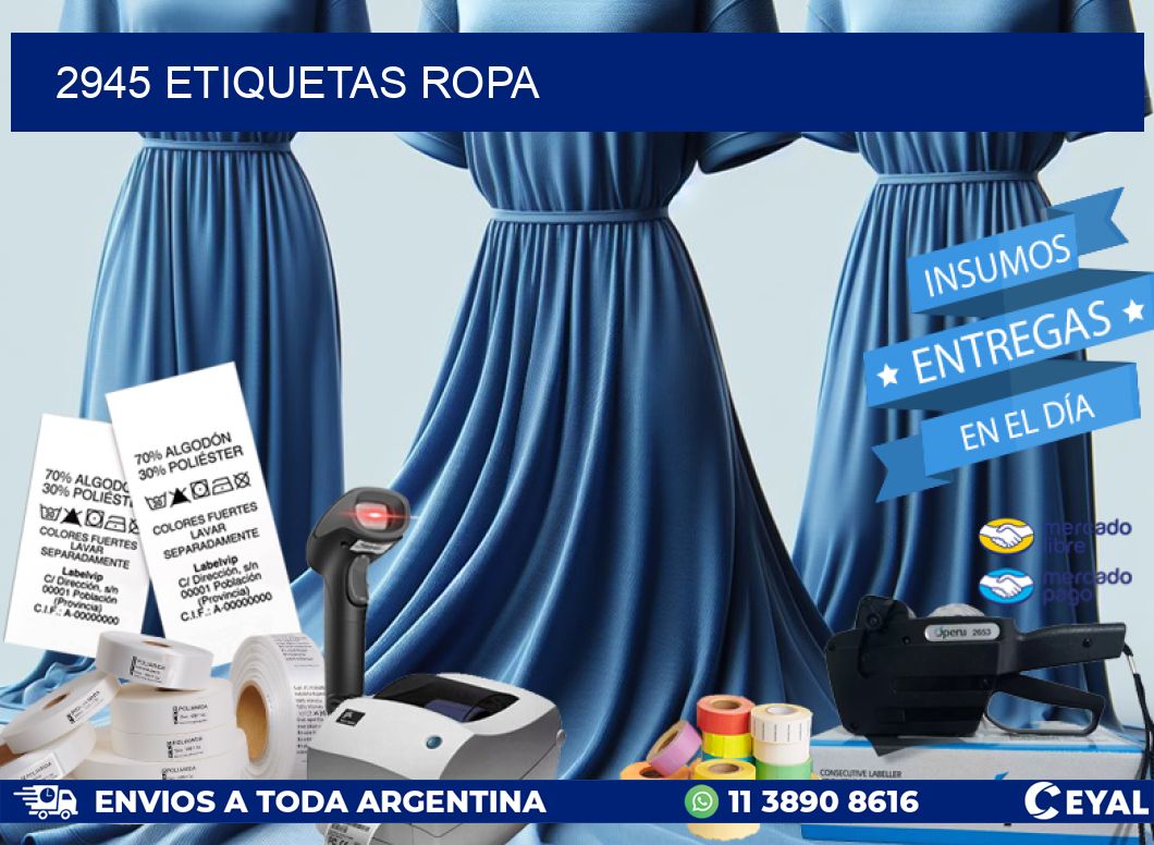 2945 ETIQUETAS ROPA