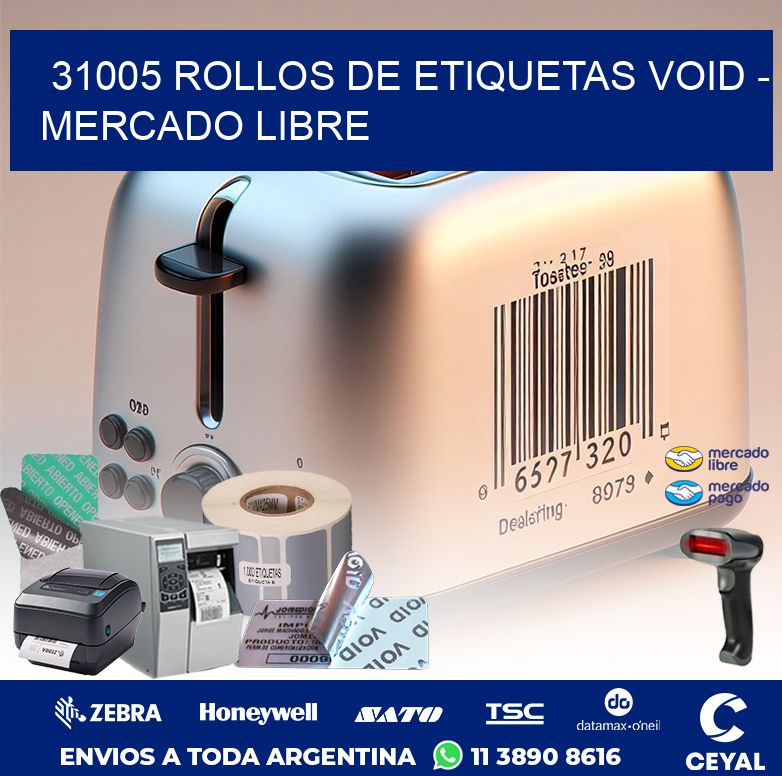 31005 ROLLOS DE ETIQUETAS VOID – MERCADO LIBRE