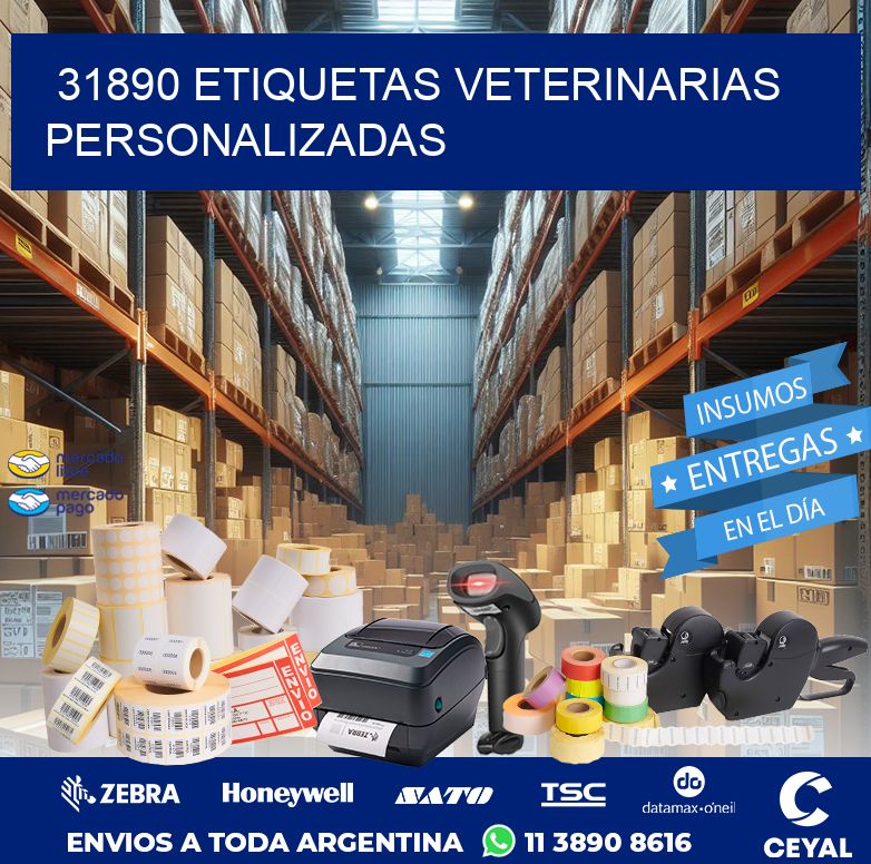 31890 ETIQUETAS VETERINARIAS PERSONALIZADAS