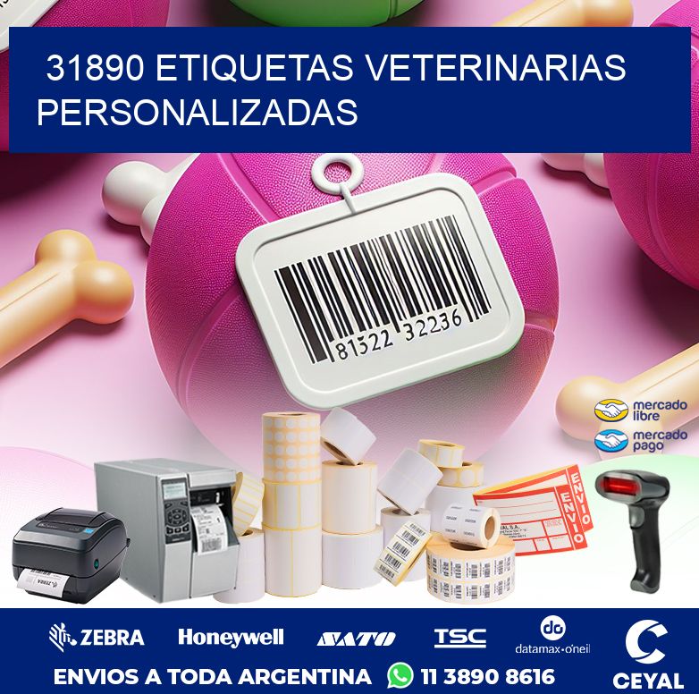 31890 ETIQUETAS VETERINARIAS PERSONALIZADAS