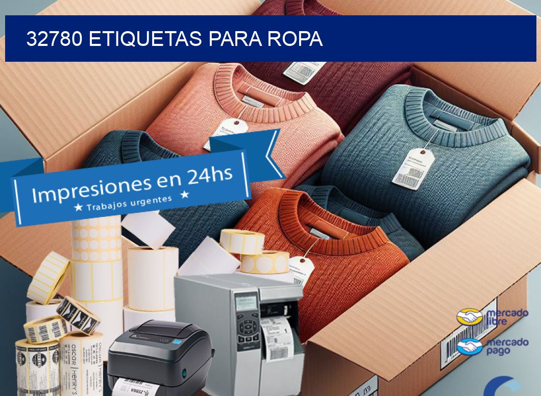32780 etiquetas para ropa