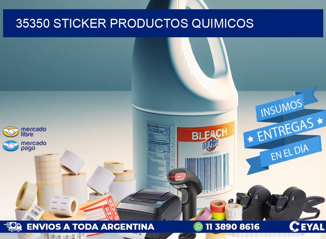 35350 STICKER PRODUCTOS QUIMICOS