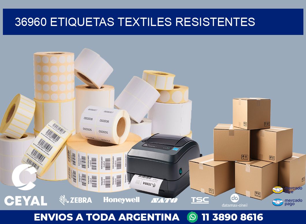 36960 ETIQUETAS TEXTILES RESISTENTES