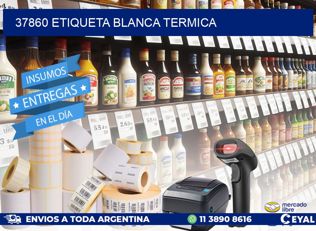 37860 etiqueta blanca termica