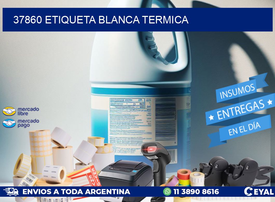 37860 etiqueta blanca termica