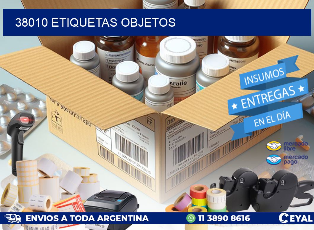 38010 etiquetas objetos