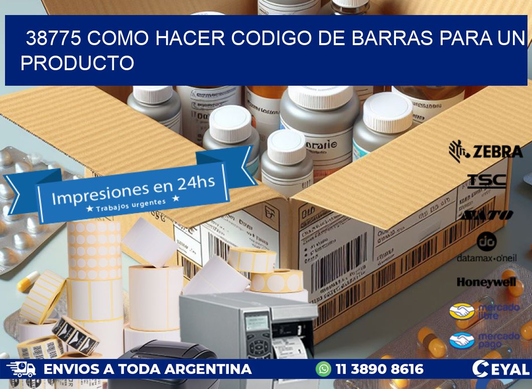 38775 como hacer codigo de barras para un producto