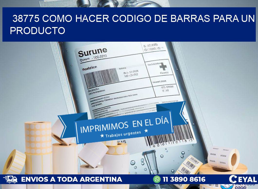 38775 como hacer codigo de barras para un producto