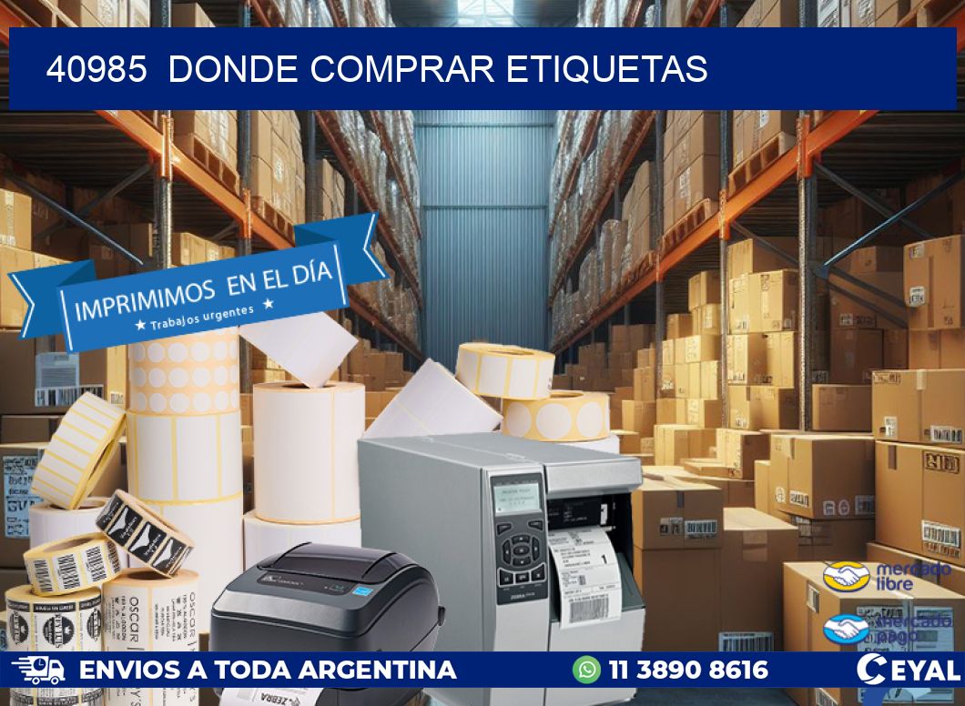 40985 donde comprar etiquetas