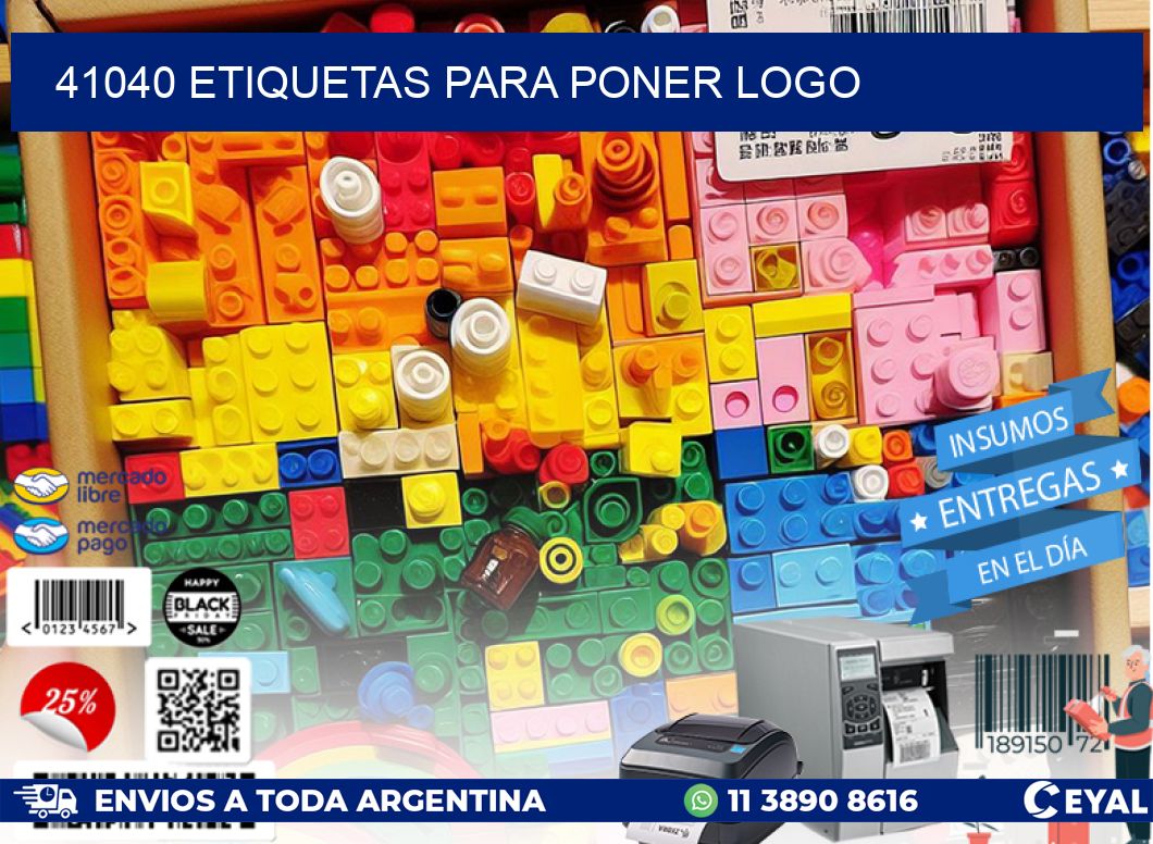 41040 ETIQUETAS PARA PONER LOGO
