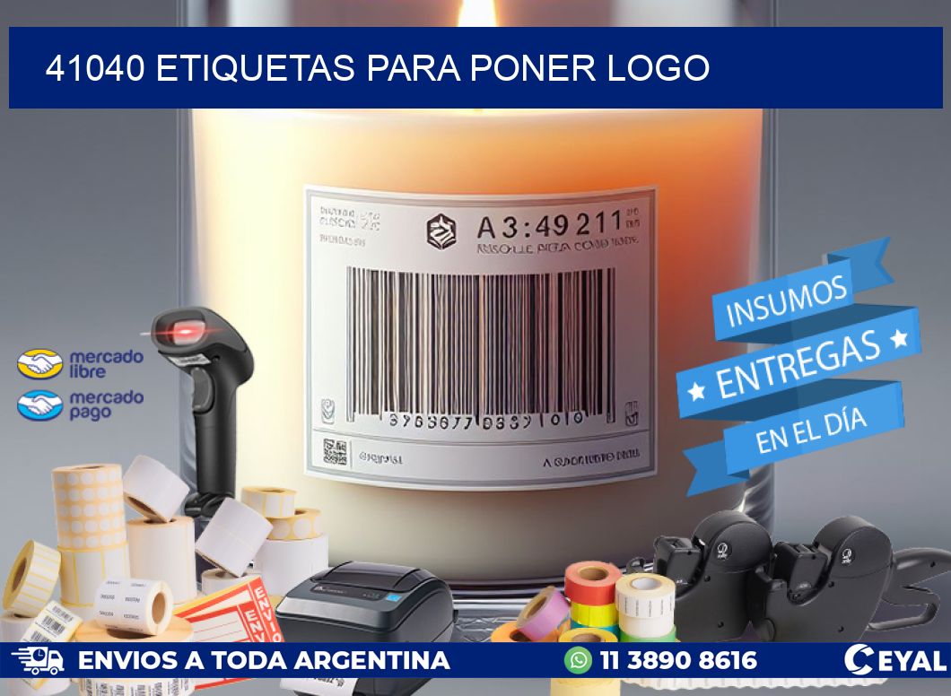 41040 ETIQUETAS PARA PONER LOGO