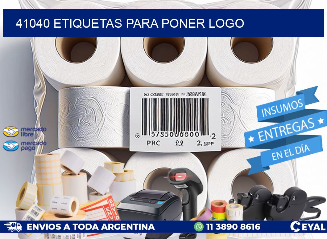41040 ETIQUETAS PARA PONER LOGO