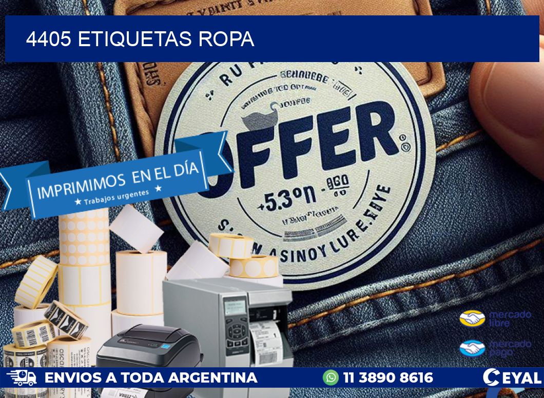 4405 ETIQUETAS ROPA