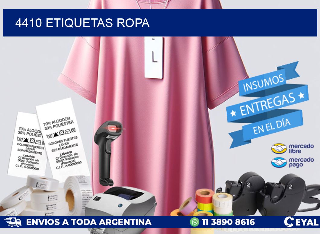 4410 ETIQUETAS ROPA