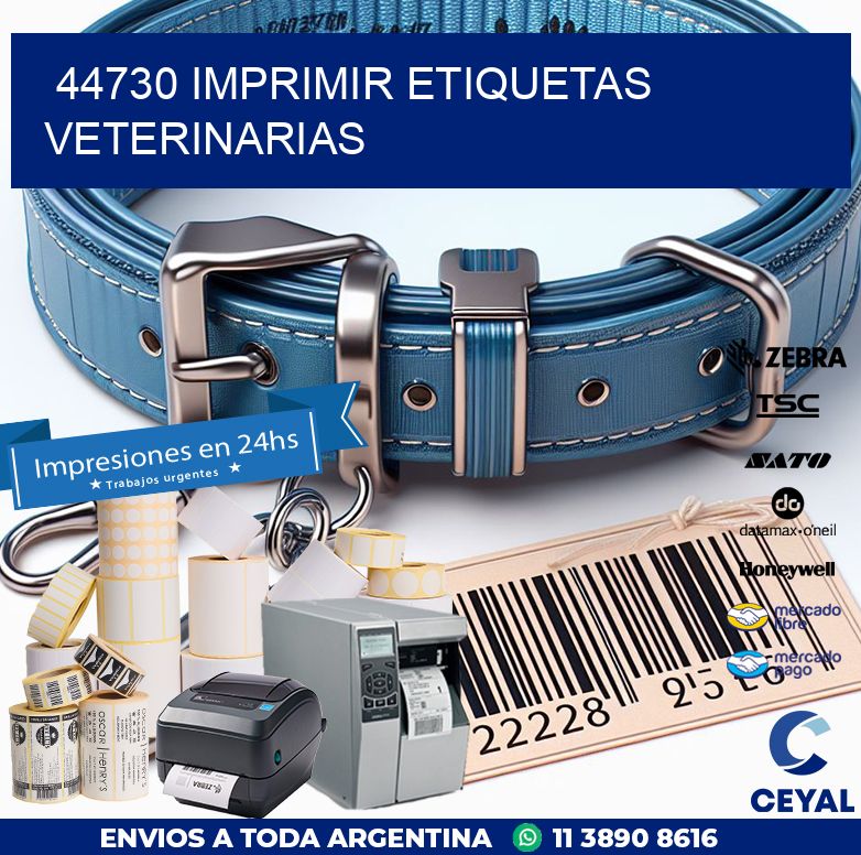 44730 IMPRIMIR ETIQUETAS VETERINARIAS