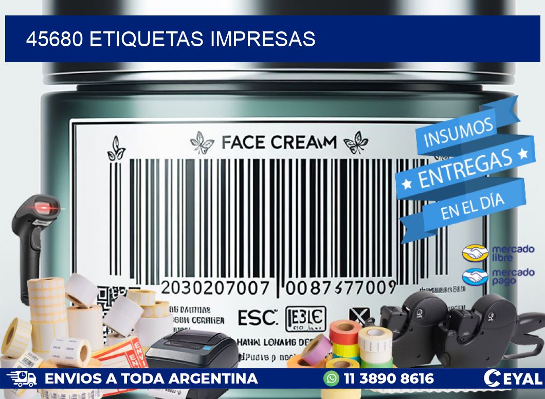 45680 ETIQUETAS IMPRESAS