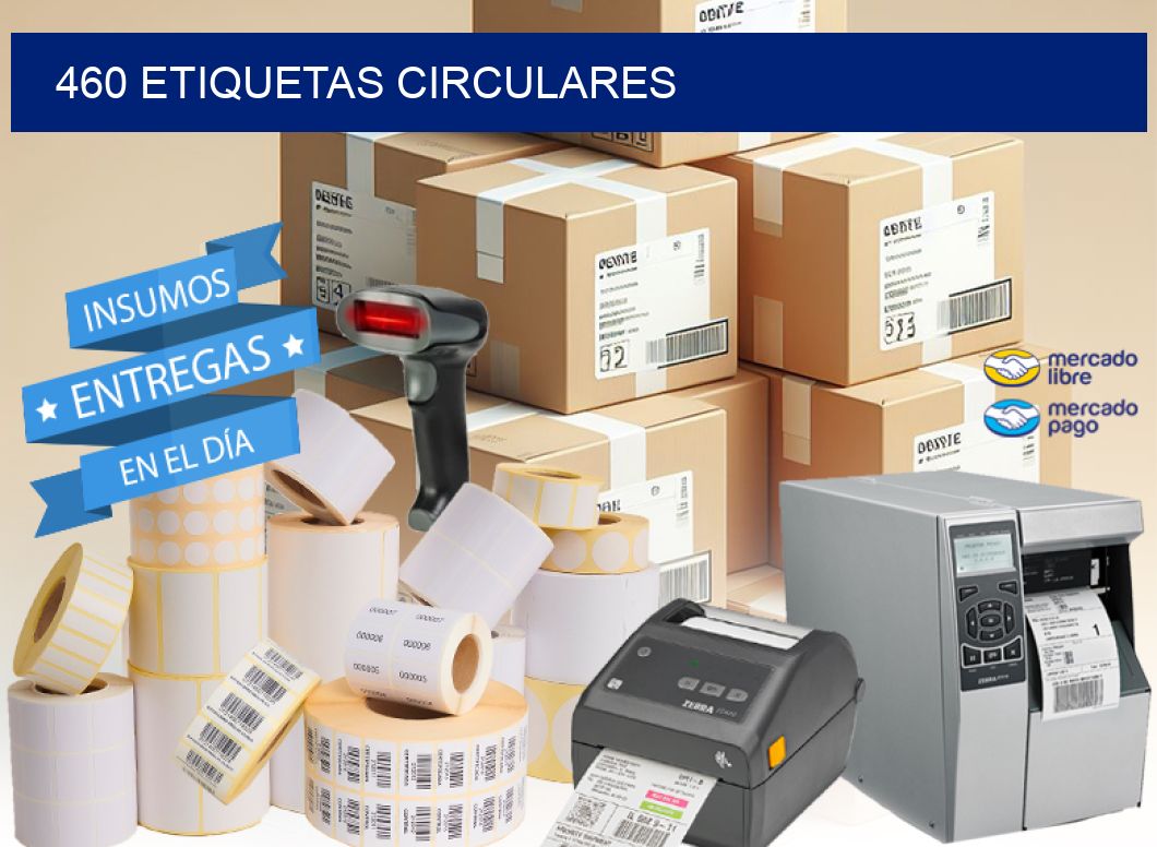 460 ETIQUETAS CIRCULARES