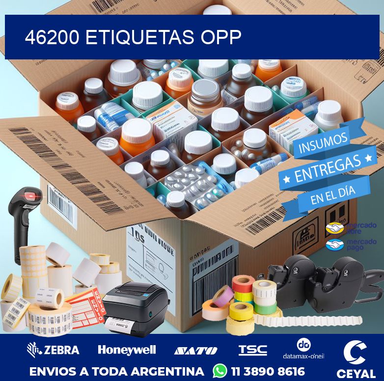 46200 ETIQUETAS OPP