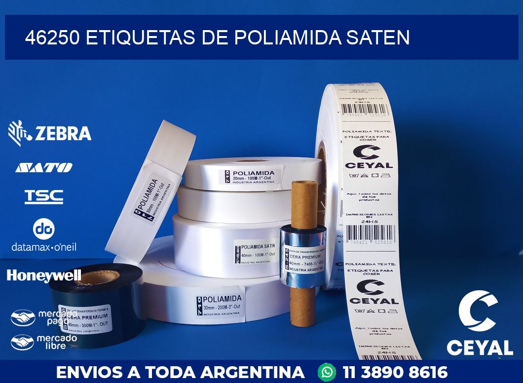 46250 ETIQUETAS DE POLIAMIDA SATEN
