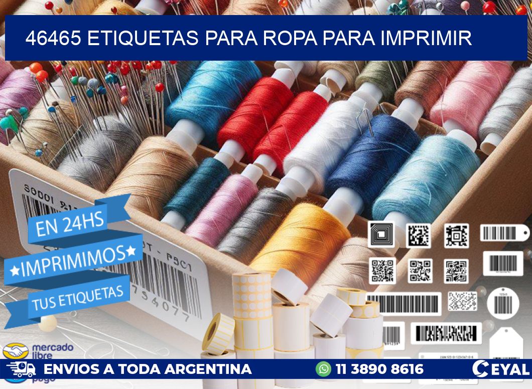 46465 ETIQUETAS PARA ROPA PARA IMPRIMIR