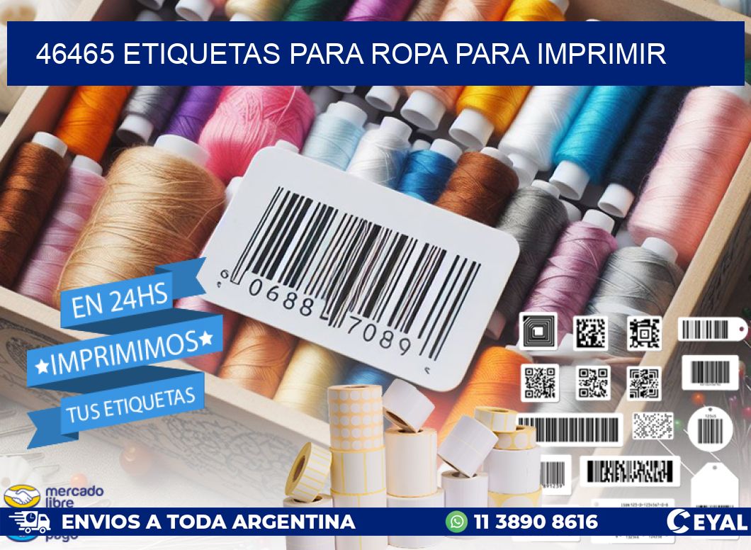 46465 ETIQUETAS PARA ROPA PARA IMPRIMIR