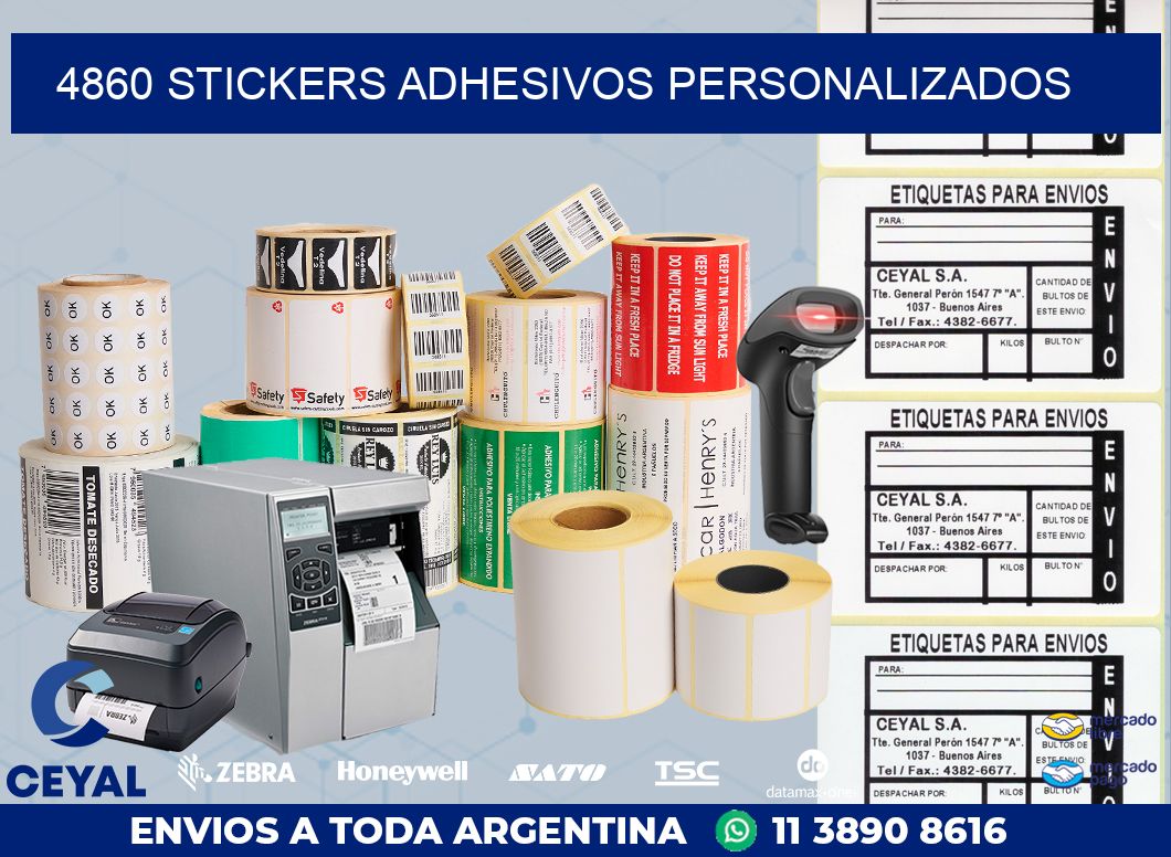 4860 stickers adhesivos personalizados