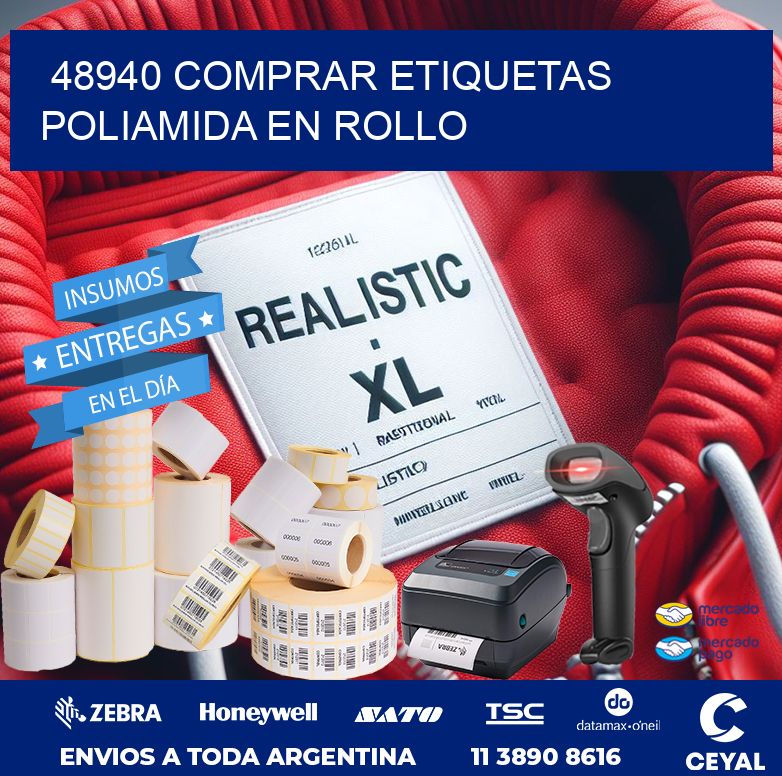 48940 COMPRAR ETIQUETAS POLIAMIDA EN ROLLO