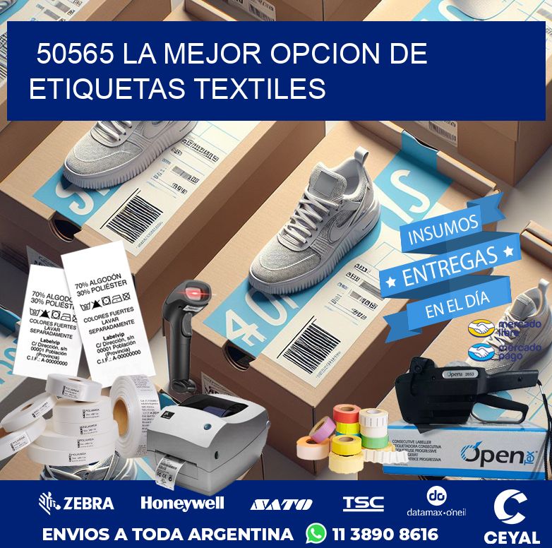 50565 LA MEJOR OPCION DE ETIQUETAS TEXTILES