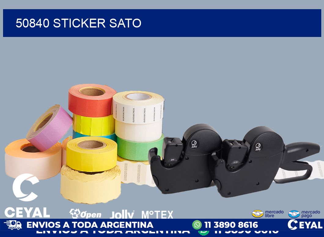 50840 sticker sato