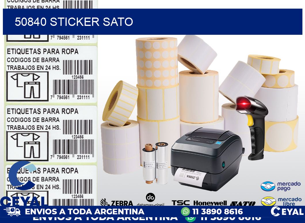 50840 sticker sato