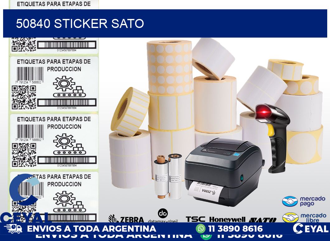 50840 sticker sato