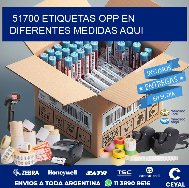 51700 ETIQUETAS OPP EN DIFERENTES MEDIDAS AQUI