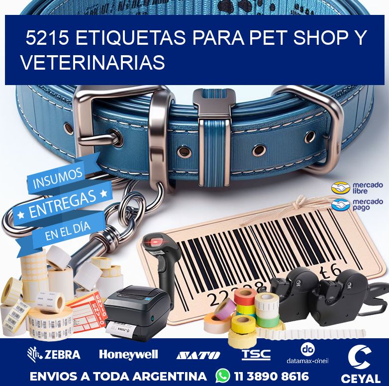 5215 ETIQUETAS PARA PET SHOP Y VETERINARIAS