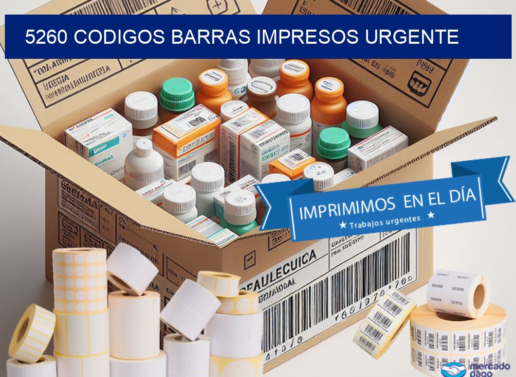 5260 CODIGOS BARRAS IMPRESOS URGENTE