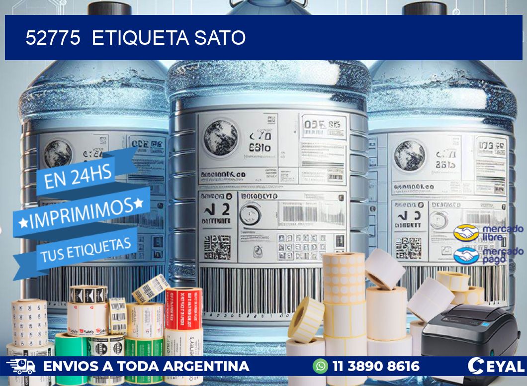 52775  etiqueta sato