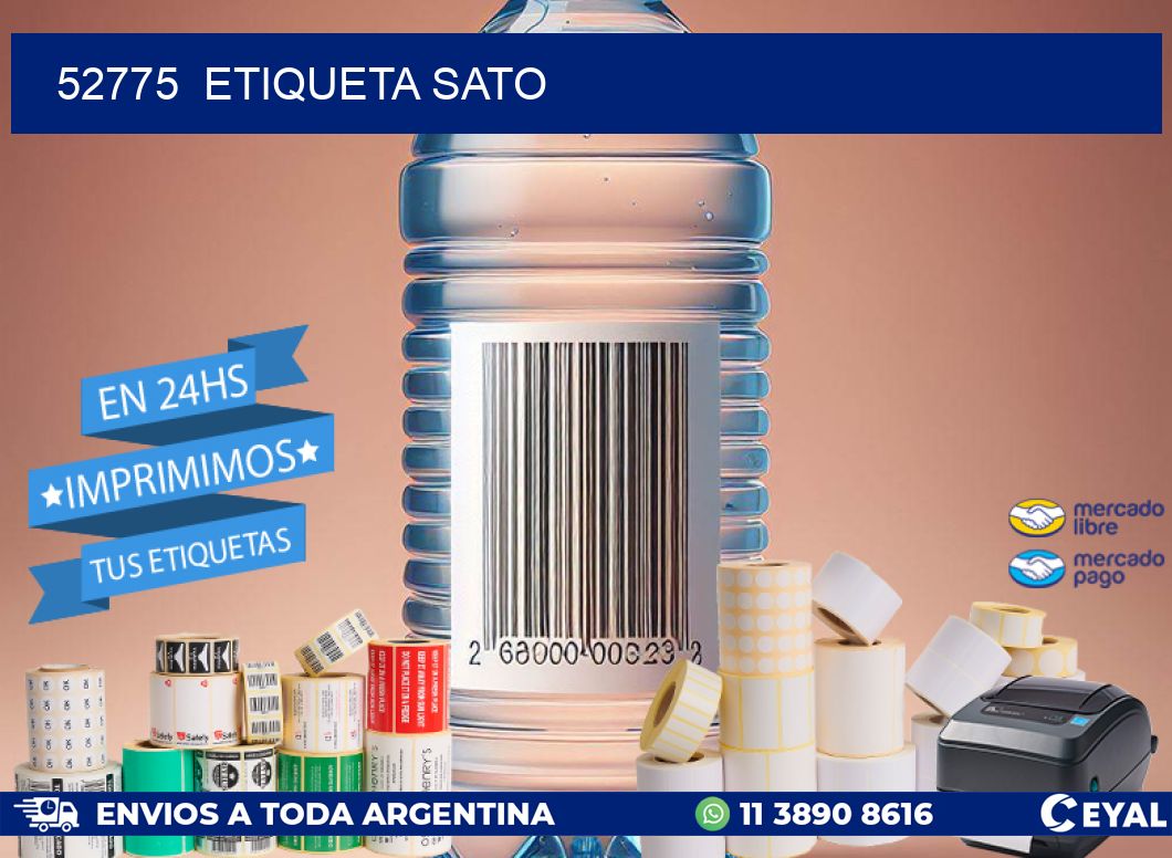 52775  etiqueta sato